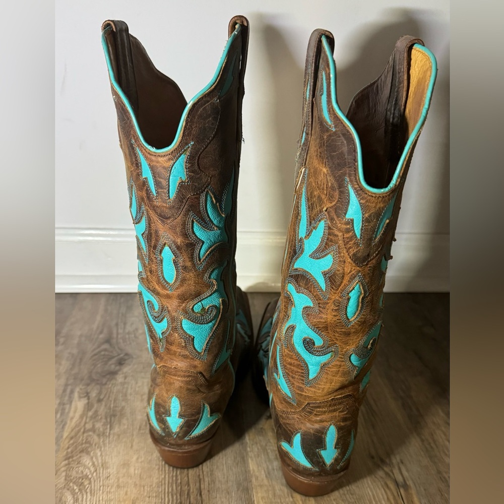 Johnny Ringo women’s Boots. Teal. Size 8 - Picture 4 of 12